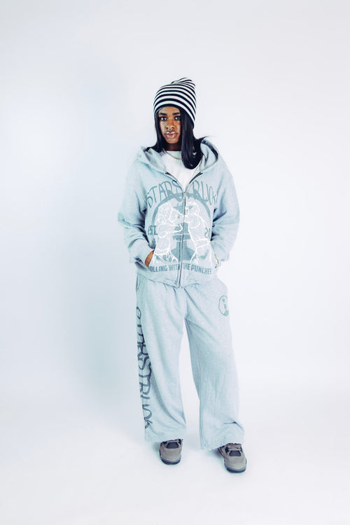 gray starstruck sweatsuit